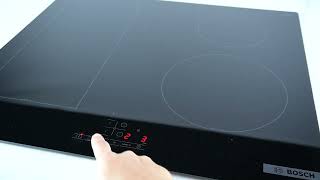 Induction Hob BOSCH PWP61RBB5E Serie 4  Adjust Acoustic Signal Settings  Sound Preferences [upl. by Ahon]