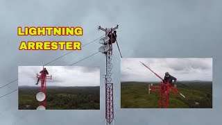 LIGHTNING ARRESTER INSTALLATION [upl. by Urson]