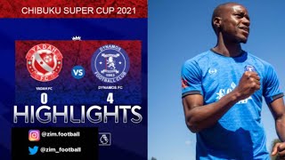 Yadah 0  4 Dynamos Chibuku Super Cup Highlights 2021 [upl. by Eicnahc]