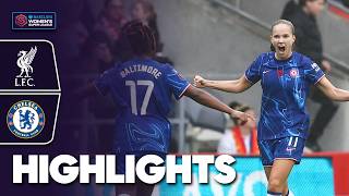 Chelsea Close in on Top Spot 2️⃣  Liverpool v Chelsea Highlights  Barclays WSL 202425 [upl. by Sesom641]