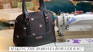 Making the Boronia Bowler Bag by Blue Calla Sewing Patterns [upl. by Hairahs768]