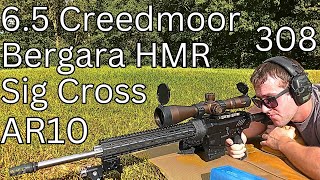 Load Development 65 Creedmoor AR10 amp Sig Cross Bergara HMR 308 Winchester Deer Season is Coming [upl. by Zolner]