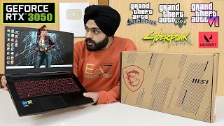 MSI GF63  Unboxing amp Review  8 Games Tested 🥵⚡ [upl. by Atoiganap122]