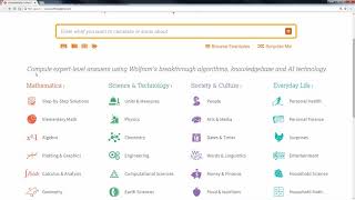 Exploring the Educational Potential of WolframAlpha [upl. by Hsirap]