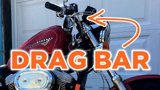 How to Change Sportster Handlebars [upl. by Uba327]