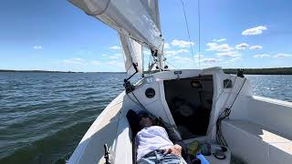 Sailing on Sturgeon Bay Tartan Fantail [upl. by Talie]