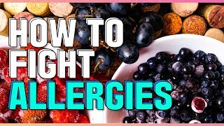 How to fight allergies naturally histamine and antihistamine food [upl. by Ellerrehc]