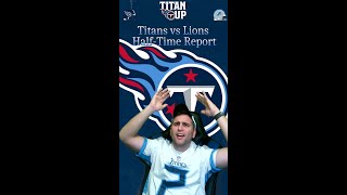 Tennessee Titans vs Detroit Lions HalfTime Report Calvin Ridley EMERGES while team COLLAPSES [upl. by Enilraep]