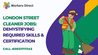 London Street Cleaner Jobs Demystifying Required Skills amp Certifications [upl. by Ackley563]