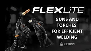 Kemppi Flexlite guns and torches for efficient welding [upl. by Siward]