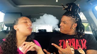 VAPE PRANK ON BOYFRIEND TO SEE HIS REACTION he tripped [upl. by Storz]