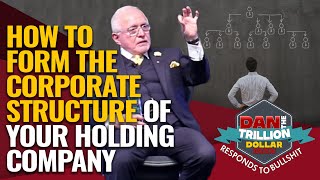 HOW TO FORM THE CORPORATE STRUCTURE OF YOUR HOLDING COMPANY  DAN RESPONDS TO BULLSHIT [upl. by Dronel315]