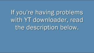 Youtube downloader If youre having problems using YTDL [upl. by Knapp]