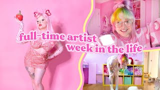 Week in My Life Vlog 💕 Indie Designer Work From Home ✨ [upl. by Haisoj]