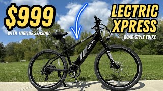 More Ebike for LESS  999 Lectric Xpress Road Style with Torque Sensor [upl. by Trepur]