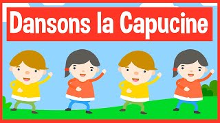 😃 DANSONS LA CAPUCINE  Les Comptines de Laurette [upl. by Llehcor]