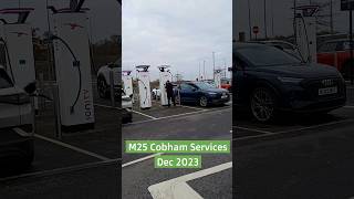 New Ionity EV chargers at M25 Cobham services UK Now 24 EV charging bays [upl. by Yevi707]