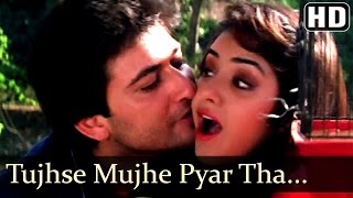 Tujhse Mujhe Pyar Tha Pyar Hai  Avinash Wadhawan  Divya Bharti  Geet  Bollywood Songs [upl. by Aneroc208]