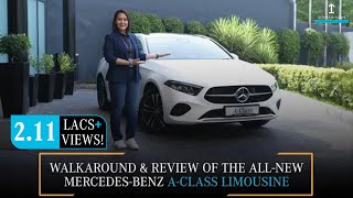 Walkaround amp Review of the allnew MercedesBenz AClass Limousine Facelift MercedesBenzAClass [upl. by Eimarrej]