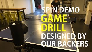 Spin Demo Game Drill Designed By Trainerbots Backers KS Feb Update [upl. by Etom217]