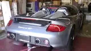 Porsche Carrera GT  Dyno Exhaust Cargraphic Loud [upl. by Gibbon]