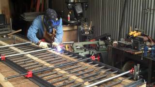 How To Weld Wrought Iron Rails by Mitchell Dillman [upl. by Adnirb]