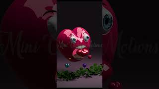 Cute Heart animation 3danimation blenderanimation cuteanimation heartanimation [upl. by Kristel88]