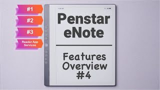 Penstar eNote eInk Tablet Reader App amp Services [upl. by Aikemet]