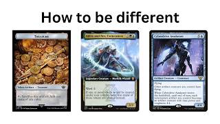 3 ways to make unique commander decks  Deck Driver MTG [upl. by Seaton988]