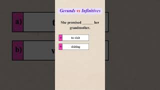 Gerunds vs Infinitives Quiz shorts [upl. by Ahsitam]