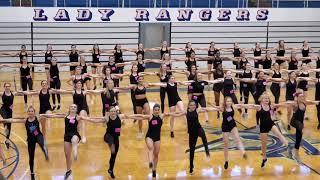 2019 Rangerette Camp kick [upl. by Kuebbing]