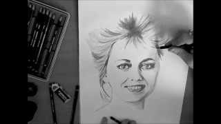 Wincey Willis Drawing By Nathan Wyburn [upl. by Linnet]