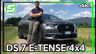 DS 7 CROSSBACK ETENSE  La prova del SUV IBRIDO PLUGIN con 300 CV e trazione integrale [upl. by Abrahan]