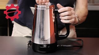 Capresso Perk Electric Percolator  Crew Review [upl. by Abigale]