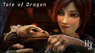 Open Movie Sintel with Song Tale of Dragon  Part 1  Hans Jürgens [upl. by Ahsahtan]