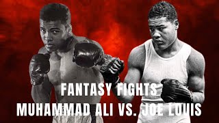 MUHAMMAD ALI VS JOE LOUIS  FANTASY FIGHTS RND 2 [upl. by Rowena]