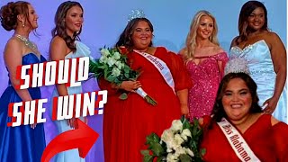 OBESE MISS ALABAMA receives Backlash for TITLE Win  The Dangerous trend of celebrating Obesity [upl. by Nnayecats]