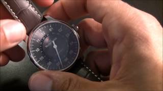 MeisterSinger Perigraph Date Watch Review [upl. by Enrobialc]