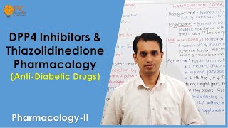 Oral Antidiabetic Drugs Part 3 DPP4 Inhibitors amp Thiazolidinedione PPARy Agonist Pharmacology [upl. by Miza]