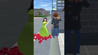 Falling down prank successfully done 😃sakura funnyvideos sakuraschoolsimulator viralvideoshorts [upl. by Hamo]