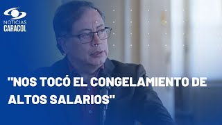 quotSería un suicidioquot Petro anunció que en 2024 no subirán salarios altos en ramas del poder público [upl. by Atekan560]