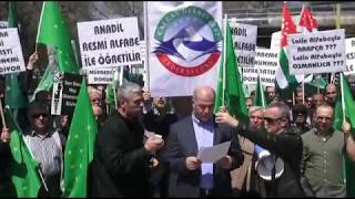 Seçmeli Adıge Dili Dersi Müfredat Değişikliği Protesto Basın Açıklaması [upl. by Enelak770]