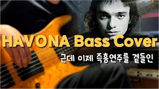 Havona Bass Cover  Weather Report [upl. by Pachton494]