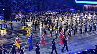 Königgrätzer Marsch  Auf Ansbach Dragoner Vereinte Musikkorps der Bundeswehr  Wachbataillon BMVg [upl. by Ardnossac]