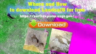 How to download landsat8 from earth explorer website for free 2018 and for remote sensing analysis [upl. by Lenna878]