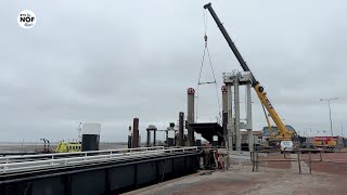 Autobrug wordt dinsdagavond gerepareerd boten Wagenborg weer onderweg [upl. by Olva]