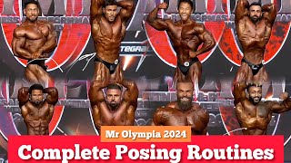 Mr Olympia LIVE  Complete Posing Routines  Mens Classic Physique [upl. by Hairim740]