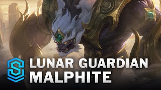 Lunar Guardian Malphite Skin Spotlight  League of Legends [upl. by Elleinaj]