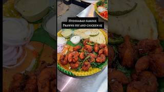 “Hyderabad’s Best Prawns 65 at Borabanda 🍤🔥 StreetFood HyderabadFoodies Prawns65” [upl. by Lotson]