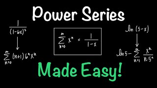 Power Series  Made Easy  Power Series Representation of a Function  Math with Professor V [upl. by Hizar]